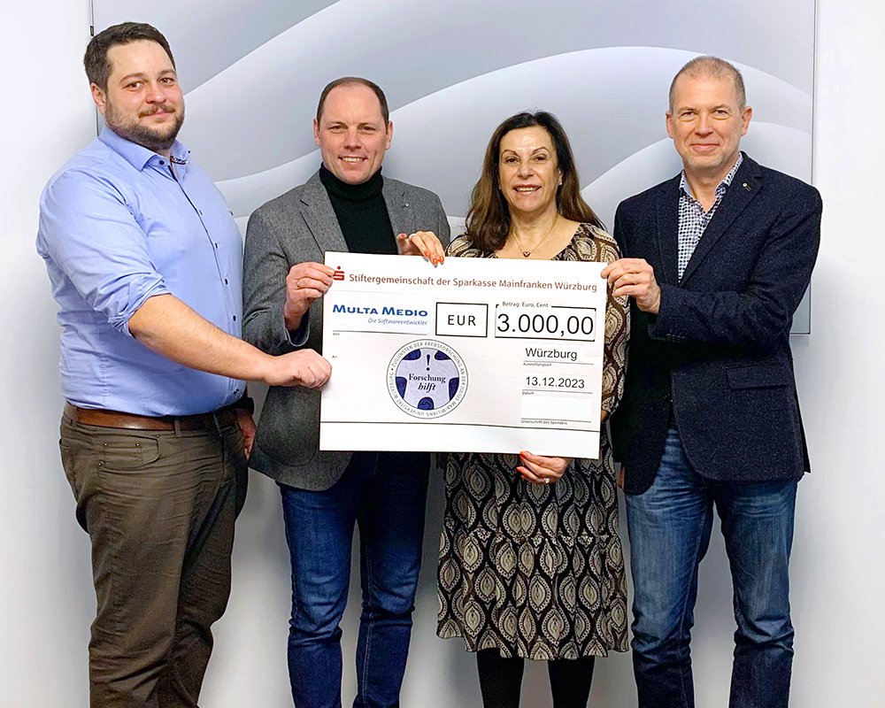 MM spendet 3.000 Euro an die Krebsforschung
